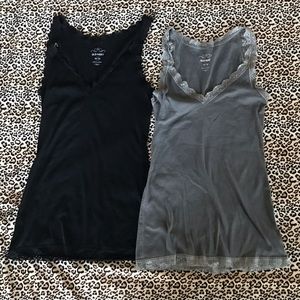 Old navy lace trim tanks
